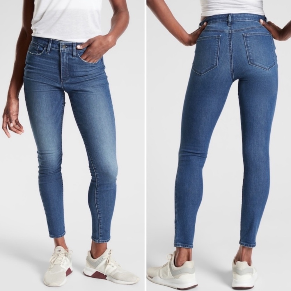 Athleta Sculptek Ultra Skinny Jean in True Blue 6